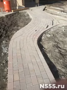 Укладка плитки, брусчатки, бордюра